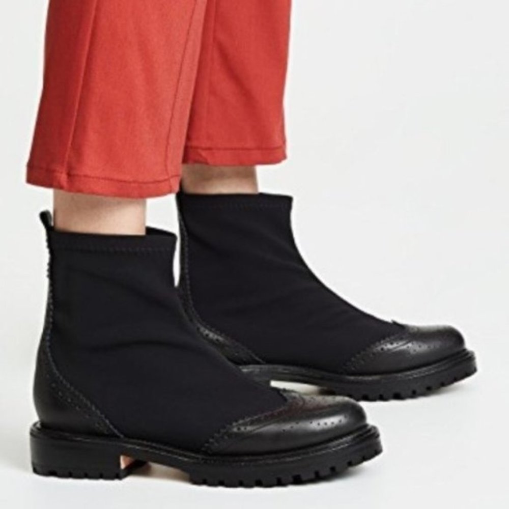 Rachel Comey Black Sock Ankle Boots 9